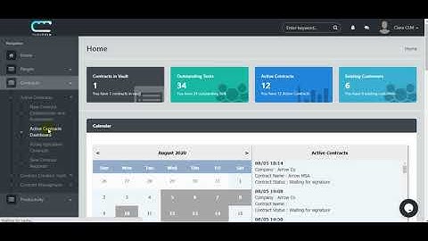 How To View Contract Dashboard