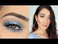 BABY BLUE SMOKEY EYE MAKEUP TUTORIAL