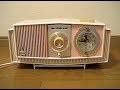 真空管ラジオ Motorola Tube Clock Radio Model C19P 「ザ・ピーナッツ   ムーン・リバー Moon River」を聴いてみました。