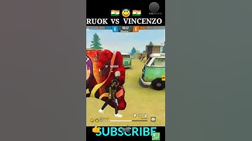 RUOK FF VS VINCENZO 🤔24kGoldn - Mood ❤️ (Free Fire Highlights)