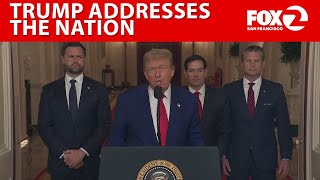 LIVE🔴: President Trump addresses nation following airstrikes on Iranian nuclear sites | KTVU