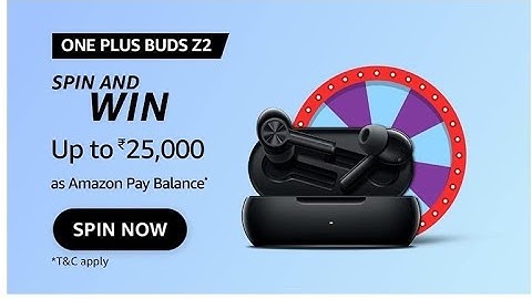 Amazon One Plus Buds Z2 Spin and Win Answers Today | Amazon Quiz Today Answers l 12 January 2022