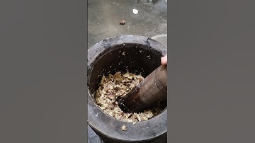 ASMR tumbuk jahe sampai harum #ginger #cooking #jahemerah #jahemerahasli #voiceeffects #redginger