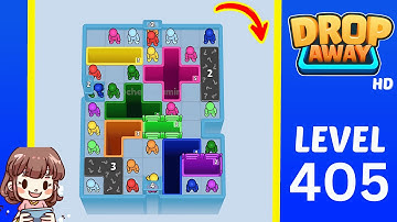 Drop Away Level 405 Solution Walkthrough