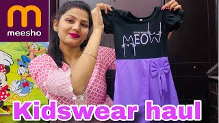 Meesho Baby Girl dresses haul👸🏼| Meesho Kidswear haul under 300 | Baby girl dresses from Meesho |