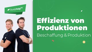 Effizienz von Produktionen |StudyHelp