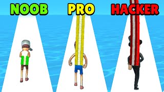 🤢 NOOB vs 😎 PRO vs 😈 HACKER - Investment Run | Download App Store APK screenshot 3