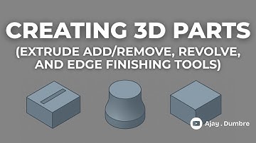 Ep. 3 – Creating 3D Parts in Onshape: Extrude, Revolve, and Fillet
