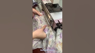 Thread the needle through the cloth