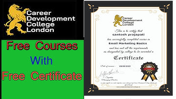 UK Top College Free Courses With  Certificate | 10+ Professional Courses Free | 2020 #santoshdigital