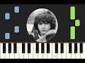 piano tutorial &quot;JE NE SUIS PAS UN HEROS&quot; Daniel Balavoine, 1980, avec partition gratuite (pdf)