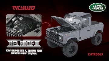 RC4WD Gelande II RTR W/ 2015 Land Rover Defender D90 Body Set! #rc4wd #rc4life #rchobby