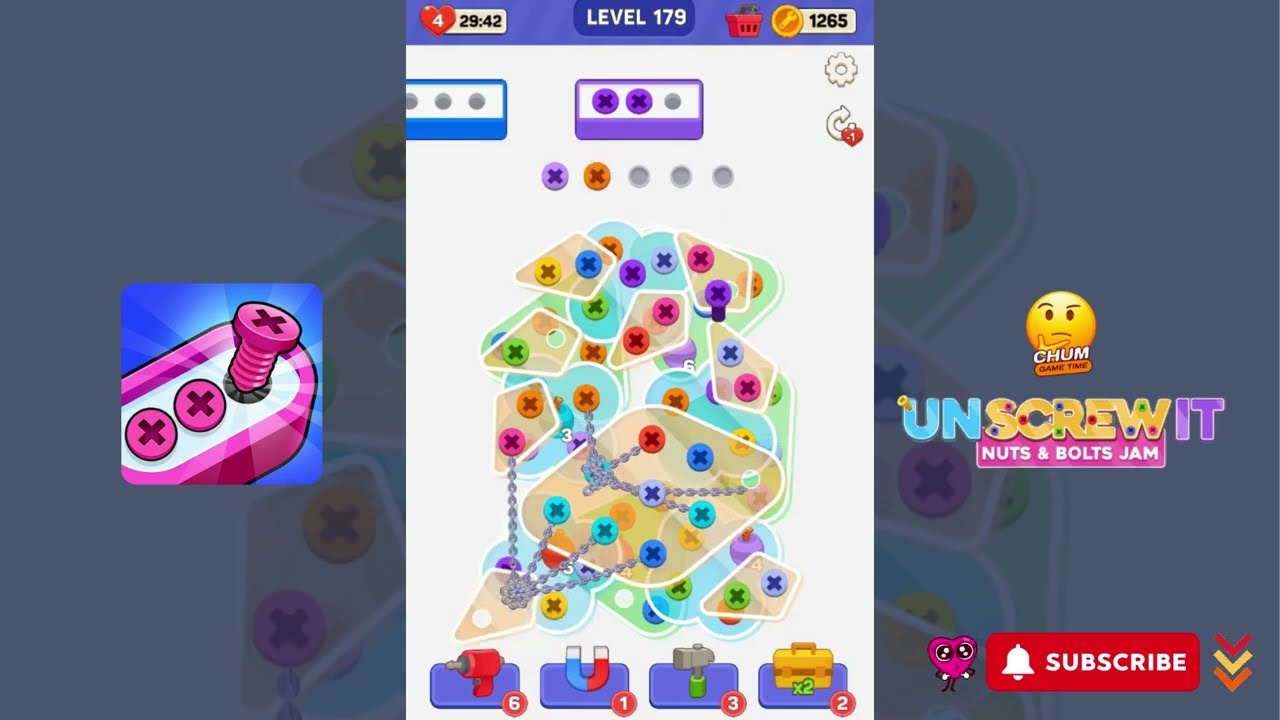 Screw Out: Jam Puzzle - Level 179 - Gameplay walkthrough