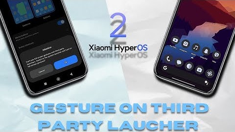 Enable Navigation Gestures On Any Third-party Launcher | Fix HyperOS 2 navigation gesture