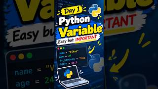 Day 1: Python Variables Explained in 43 Seconds 🚀 | Python for Beginners #pythontutorial #python News