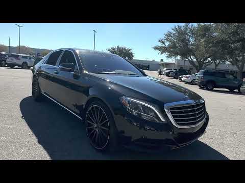 2017 Mercedes-Benz S 550 Sedan Black