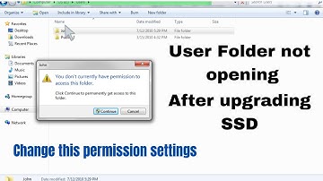 Cannot access files from old windows hard drive ।। How to access user folder on old hard disk