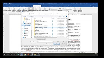 Automação de Contrato Residencial com Mala Direta do Word com banco de dados  do excel