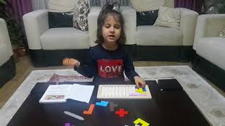 Cube Puzzle Tanitimi Oyunu.zeynep Ela Avara Elif Avara