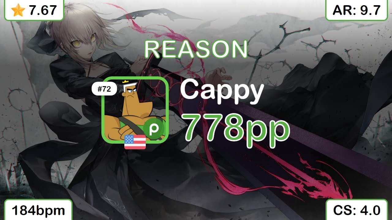 [7.67⭐] Cappy | SYU (from GALNERYUS) - REASON [A THOUSAND SWORDS] 99.64 ...