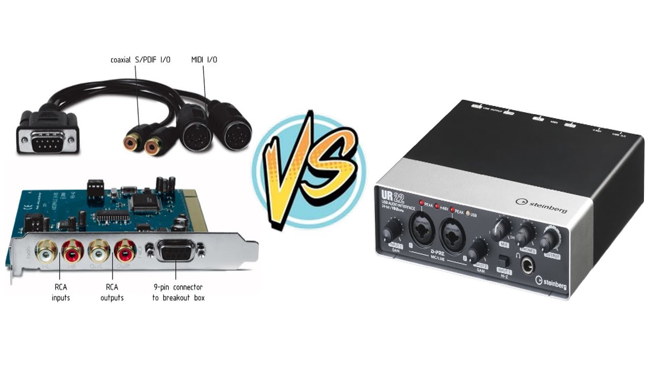 Egt Guitar Recording Old Pci Card Vs New Usb Card Youtube
