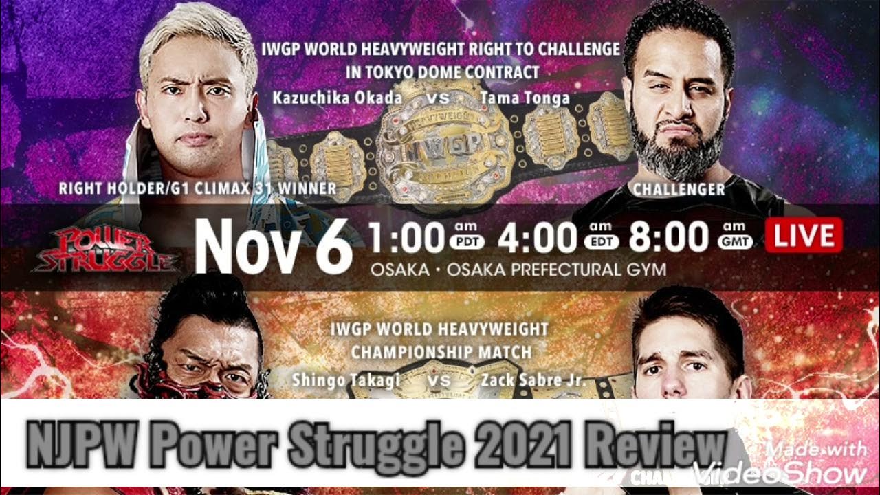 NJPW Power Struggle 2021 Review YouTube