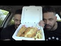 Eating Raising Cane's Chicken "The Box Combo"