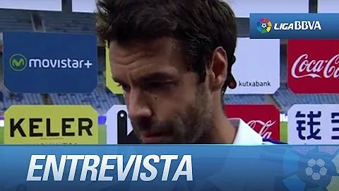 Entrevista a Xabi Prieto (2-0) Real Sociedad - Sevilla FC