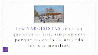 Los NARCISISTAS te dirán que eres difícil, simplemente porque no estás de acuerdo con sus mentiras.