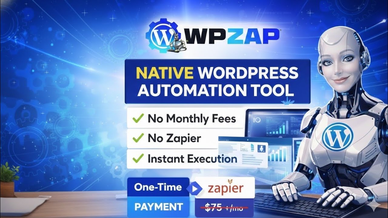 WPZap WordPress automation tool dashboard interface