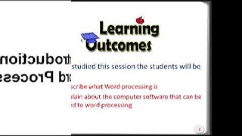4 1 Introduction to Word Processing