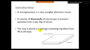 Lecture No 1, Introduction to Microprocessors