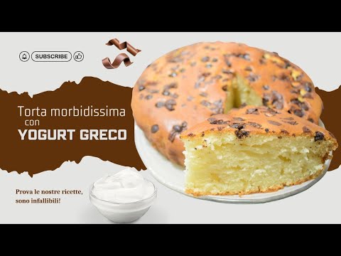Torta Morbidissima allo Yogurt Greco e Cioccolato Fondente