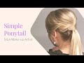 EASY PONYTAIL HAIR TUTORIAL |HAIRSTYLE -  HOW TO | Zopf für jeden Tag | Хвостик