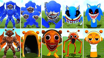 ALL SHIN SONIC EXE TAPES VS SPRUNKI OREN POPPY PLAYTIME CHAPTER 4 WHO WILL WIN? In Play Ground