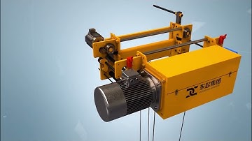 5 -16 Ton Single Girder Gantry Crane & Single Beam Goliath Crane Part & Components  3D Presentation