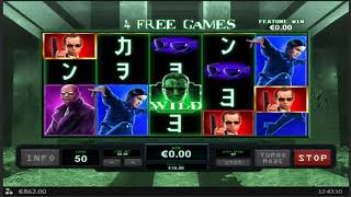 BIG WIN On Matrix Slot Machine From Playtech screenshot 3