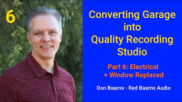 Recording Space Build p6: Converting garage to isolated Recording Space.