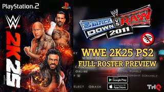 New WWE 2K25 PS2 Official Mod Android | Full Roster Review + NetherSX2 Gameplay