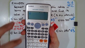 Summary of trigonometric ratios for angles of any magnitude acute, obtuse, reflex (with examples)