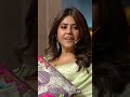 एकता ने कहा जीतू जी अपनी वाइफ से डरते है #ektakapoor #jeetendra #tksshorts  #kapilsharmashow