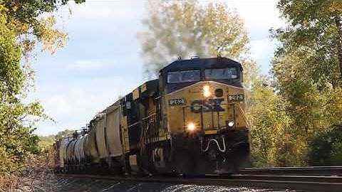 CSX general manifest with old CW44 and ES40DC!