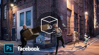 Create Facebook 3D Photo From ANY photo in Photoshop! - Easy! Create Facebook 3D Photo From ANY photo in Photoshop! - Easy!