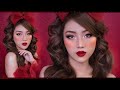 Buổi Học Concept "Red Holiday Makeup" Tại Lớp Makeup Chuyên Nghiệp Vanmiu Beauty 💄[Vanmiu Beauty]