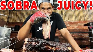 SOBRANG JUICY AT MEATY NA BEEF BELLY!? | SMOKED BEEF SHORT PLATE | PINOY SMOKED BBQ AT HOME #4
