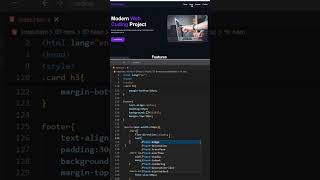 Modern Web Coding Project Using HTML & CSS 🔥 | Responsive Website Design