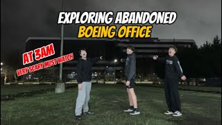 Exploring a HUGE Abandoned Boeing Office (SCARY)