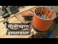 Trying out my new hydrogen generator 