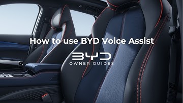 How to use BYD Voice Assist