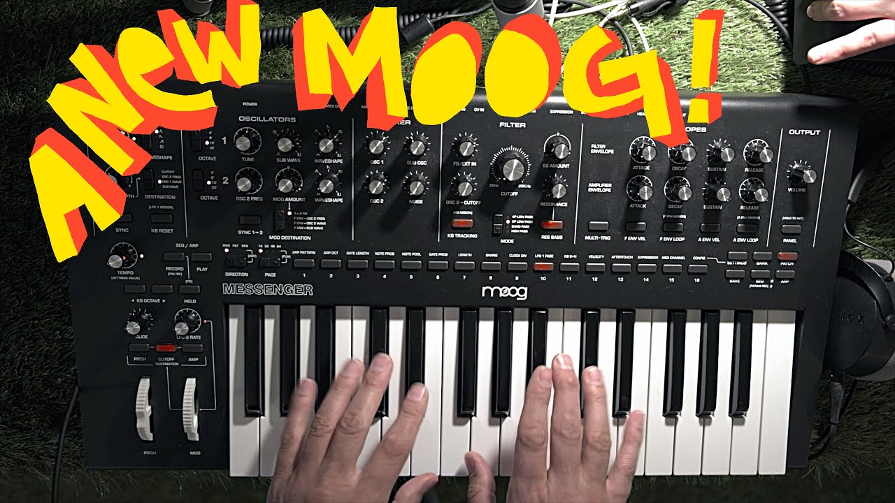 I played the Moog Messenger! 